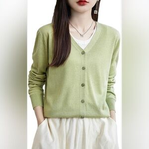 TALBOTS BUTTON UP CARDIGAN ……..562